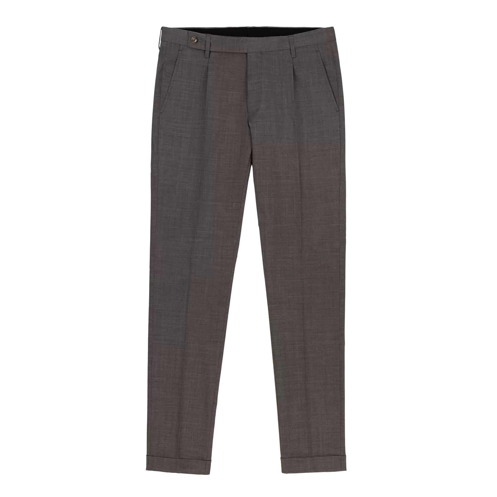Men's Grey Techno Wool Pants