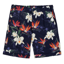 Men s blue floral short pants