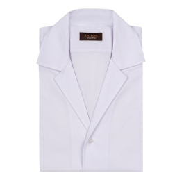 Men's White Camp Collar Shirt