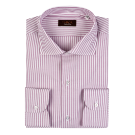 Tailor Italian Wear Men's Pink Striped Shirt - Online Shirts for men ...